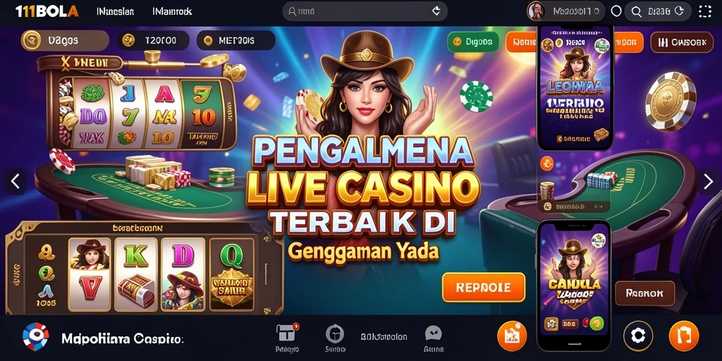 Gameplay mendebarkan 11BOLA di Live Casino langsung.