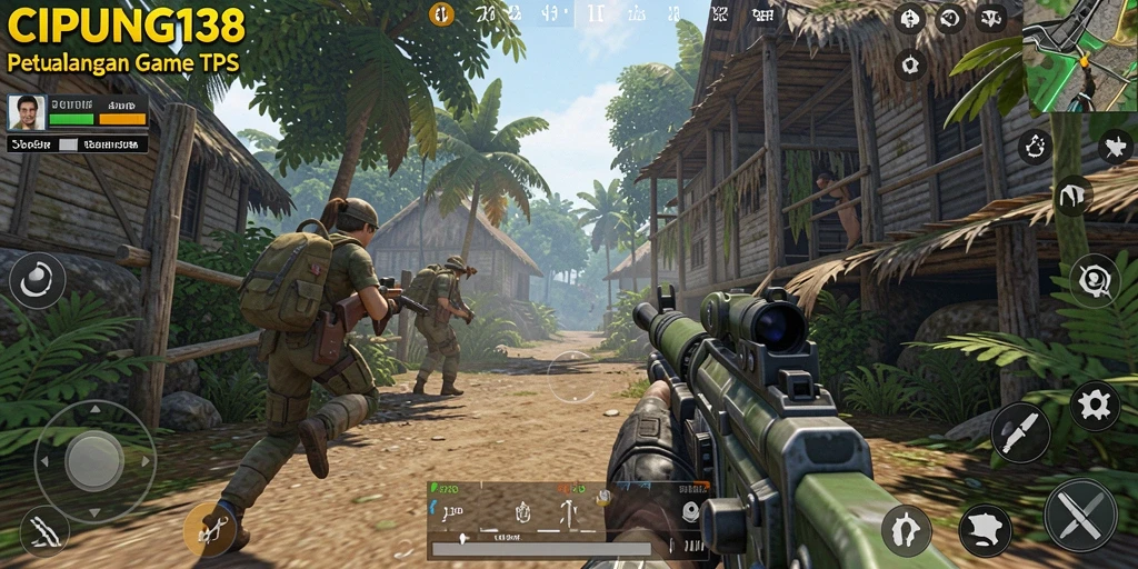 Tangkapan layar gameplay seru dari CIPUNG138 di TPS.