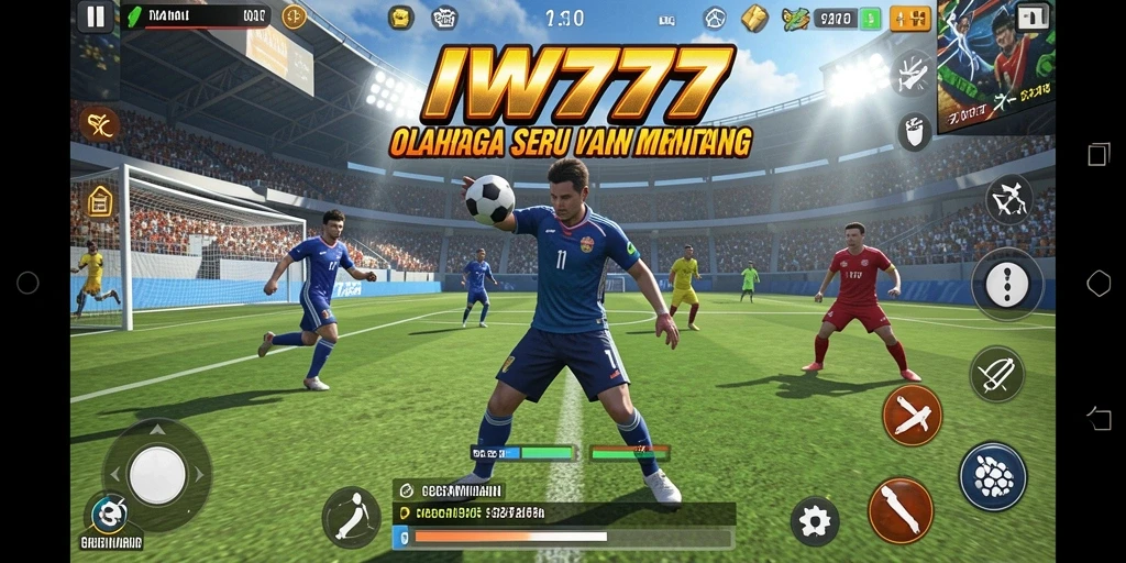 Screenshot IW777 menampilkan aksi gameplay olahraga yang seru dan kompetitif.