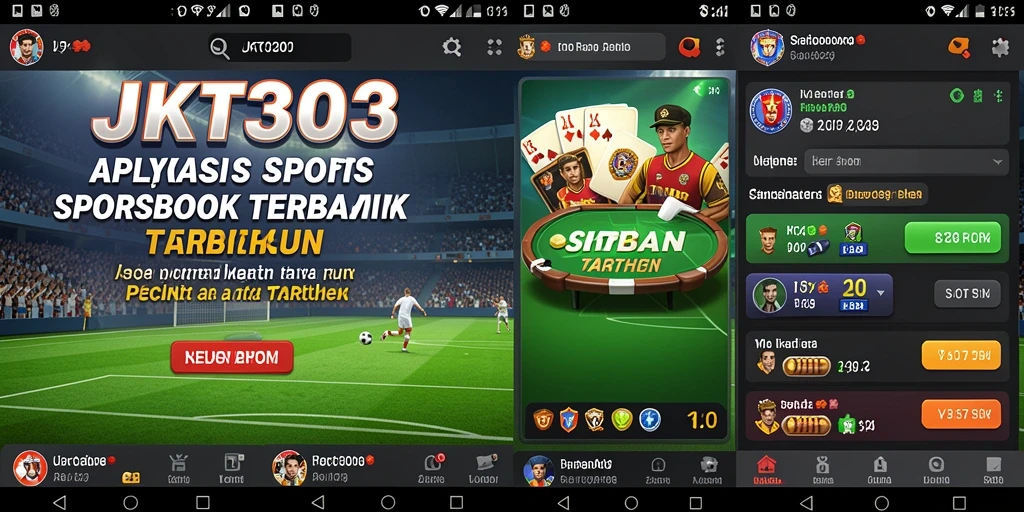 Tangkapan layar dari gameplay taruhan di JKT303.