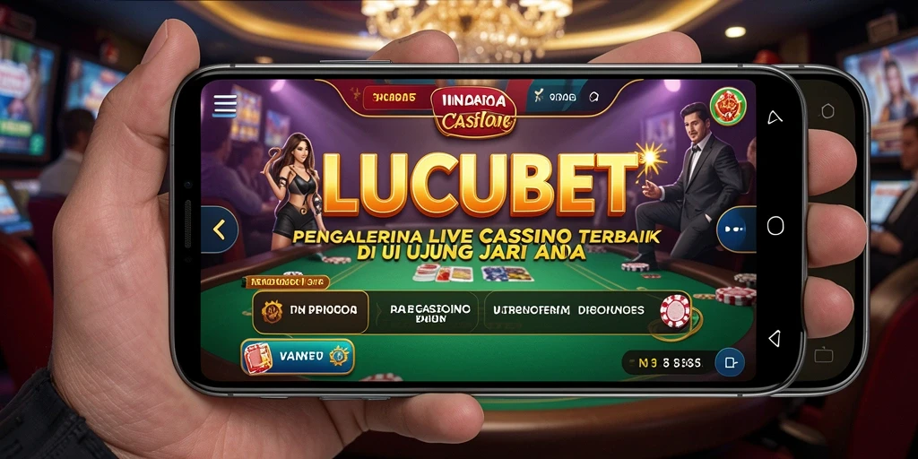 Tampilan menarik dari gameplay Live Casino di LUCUBET.