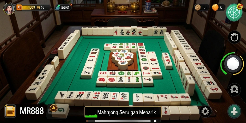 Tampak gameplay Mahjong yang menarik dari MR888.