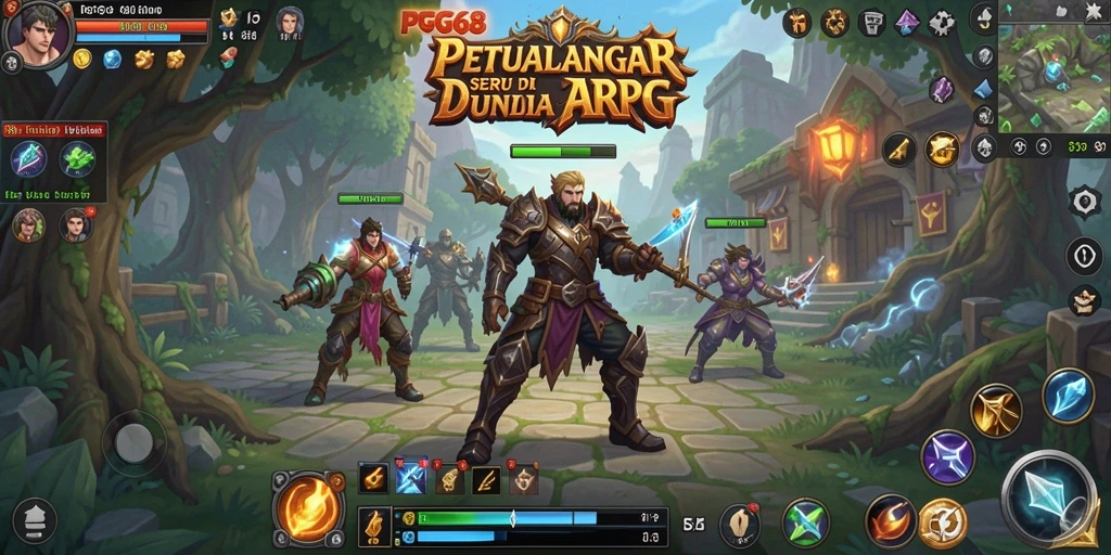 Tangkapan layar PGG68 menampilkan aksi petualangan seru dalam gameplay ARPG.