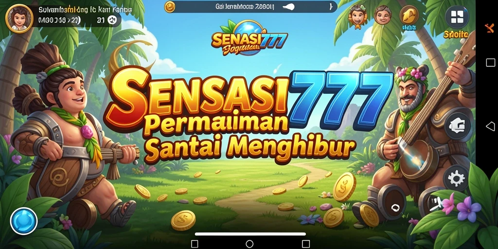 Tampilan menarik dan seru dari gameplay SENSASI777.