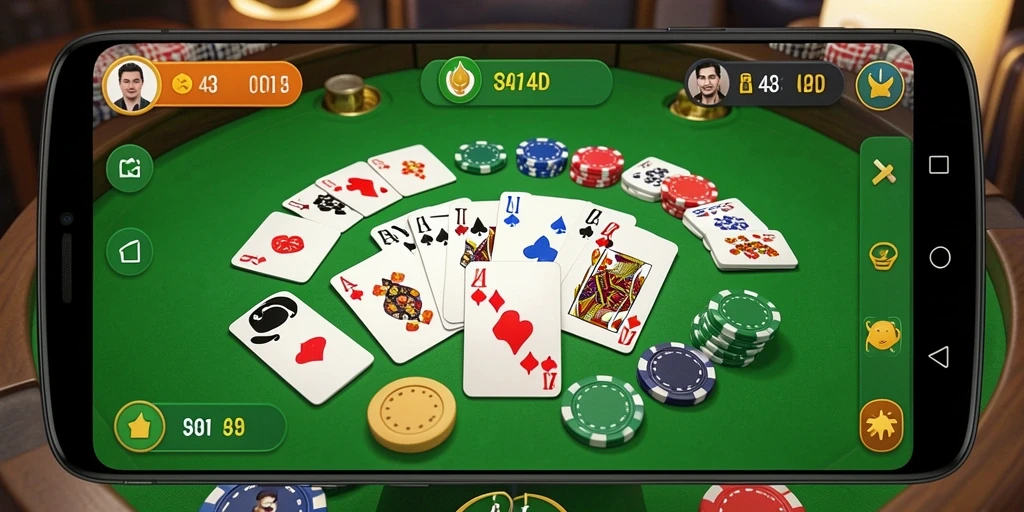 Screenshot gameplay Gaple yang menarik dan seru.